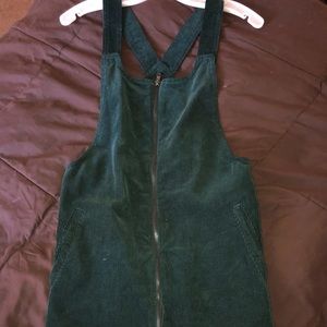 Corduroy dress green